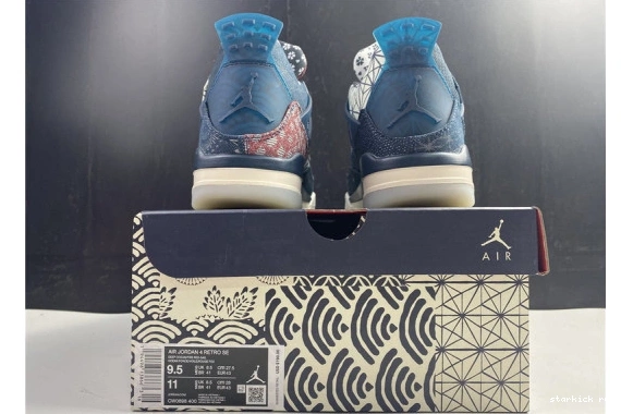 SE Air 4 Jordan Sashiko CW0898-400 CW0898-400 Retro 0417